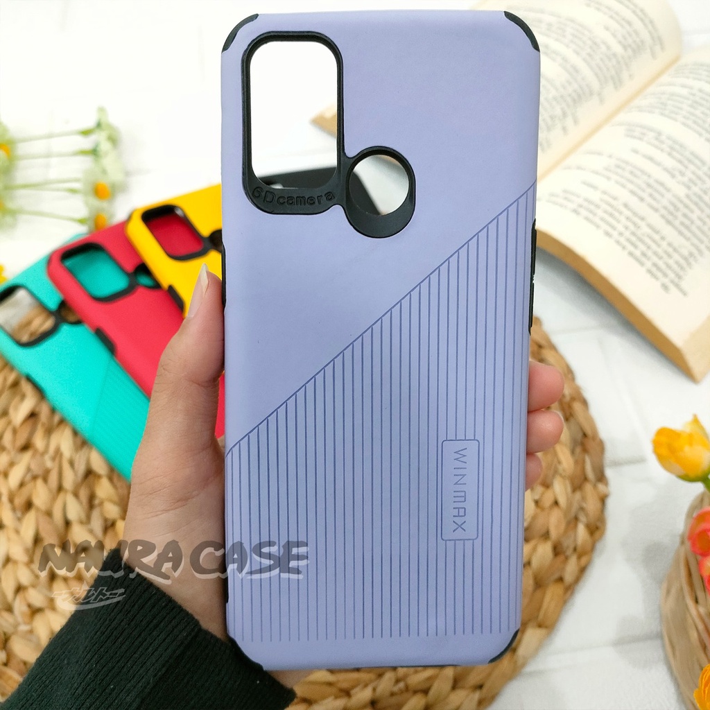 Softcase Silikon Pelindung HP REALME WinMax 5I 7 7I C11 C15 C12 NARZO 20 C2 C3-Ungu