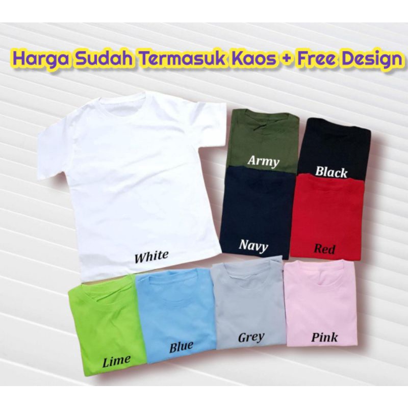 KAOS ANAK CUSTOM AESTHETIC MURAH SEHARI JADI