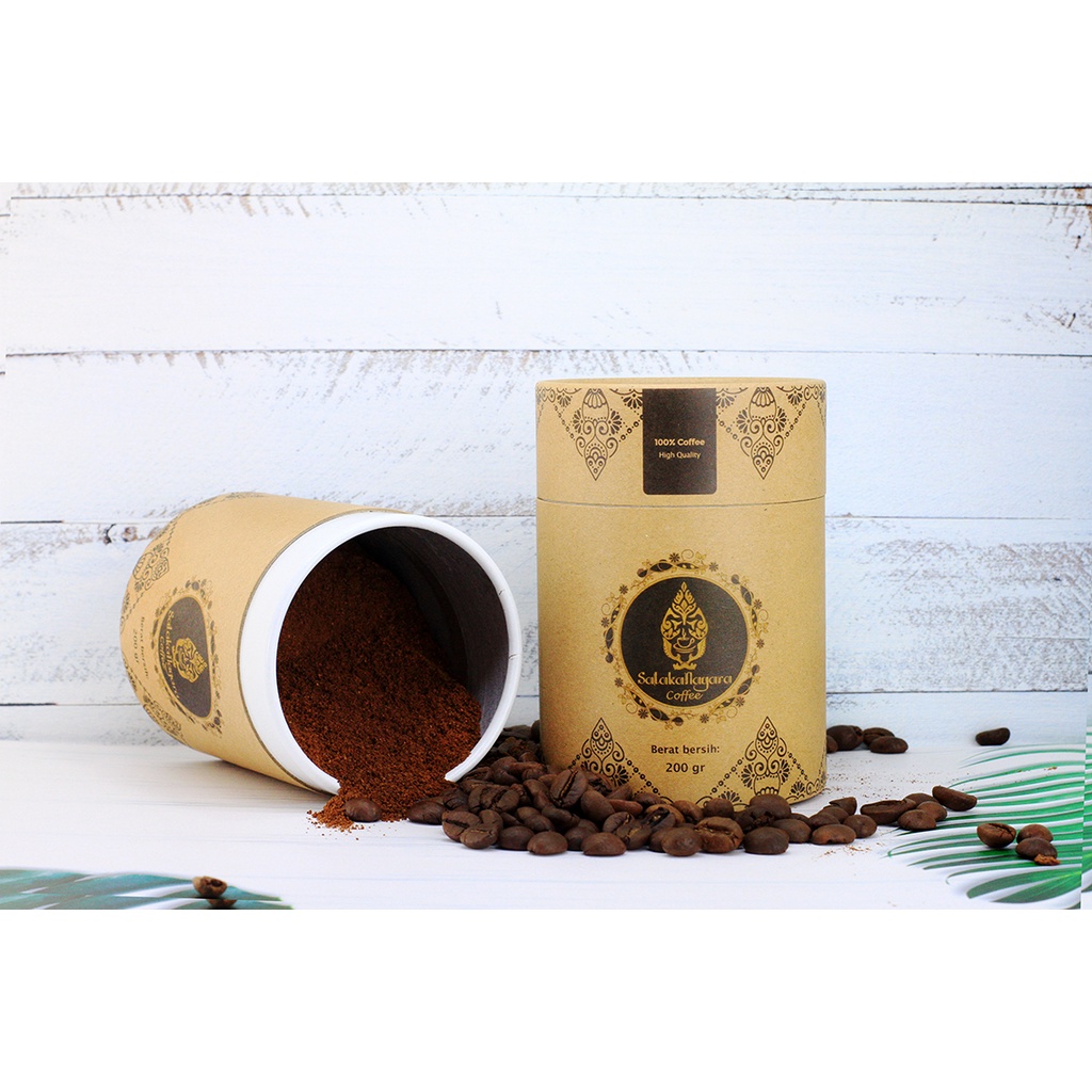 

Khas Bogor Kopi Bubuk Premium Blend Robusta Arabika Murni Salakanagara Coffee 200 Gr