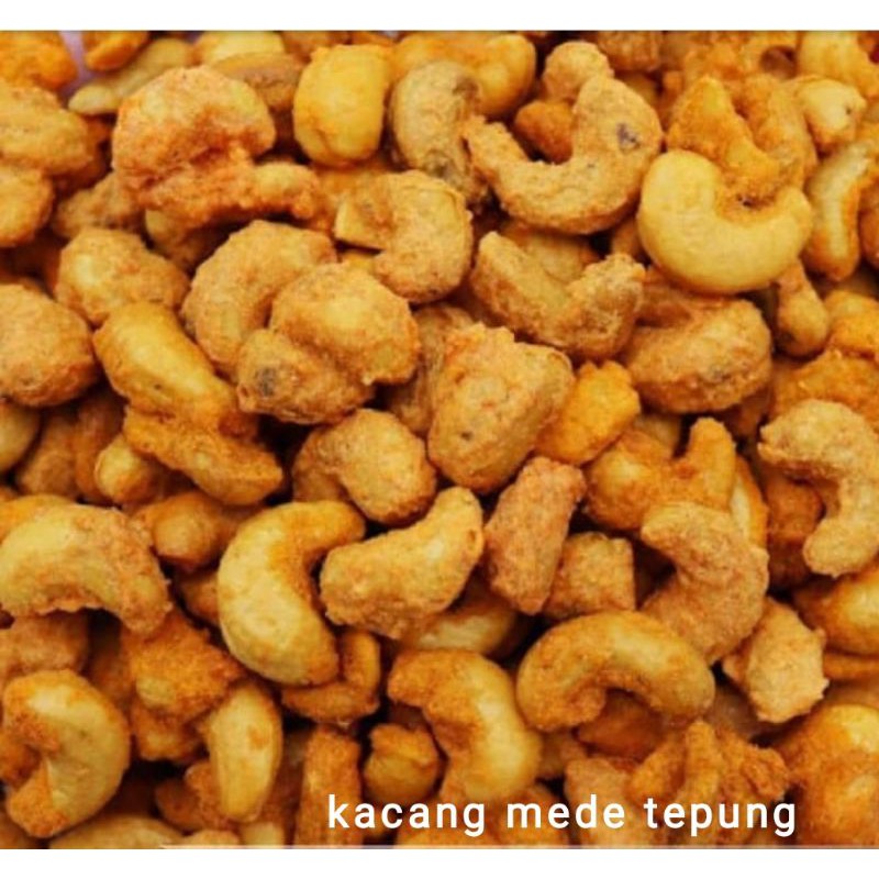 

makanan cemilan sehat snack kacang mede tepung
