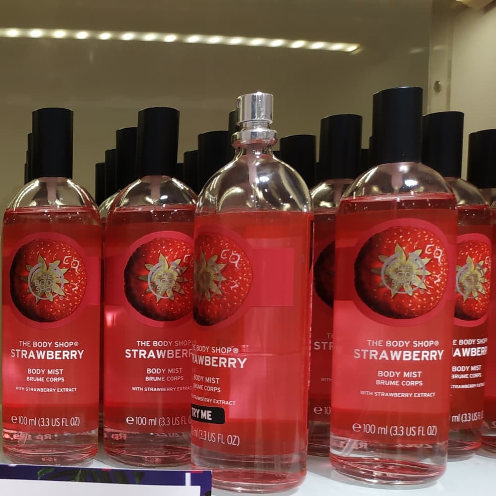 Jual The Body Shop STRAWBERRY Body Mist 100ml Parfum Body Shop