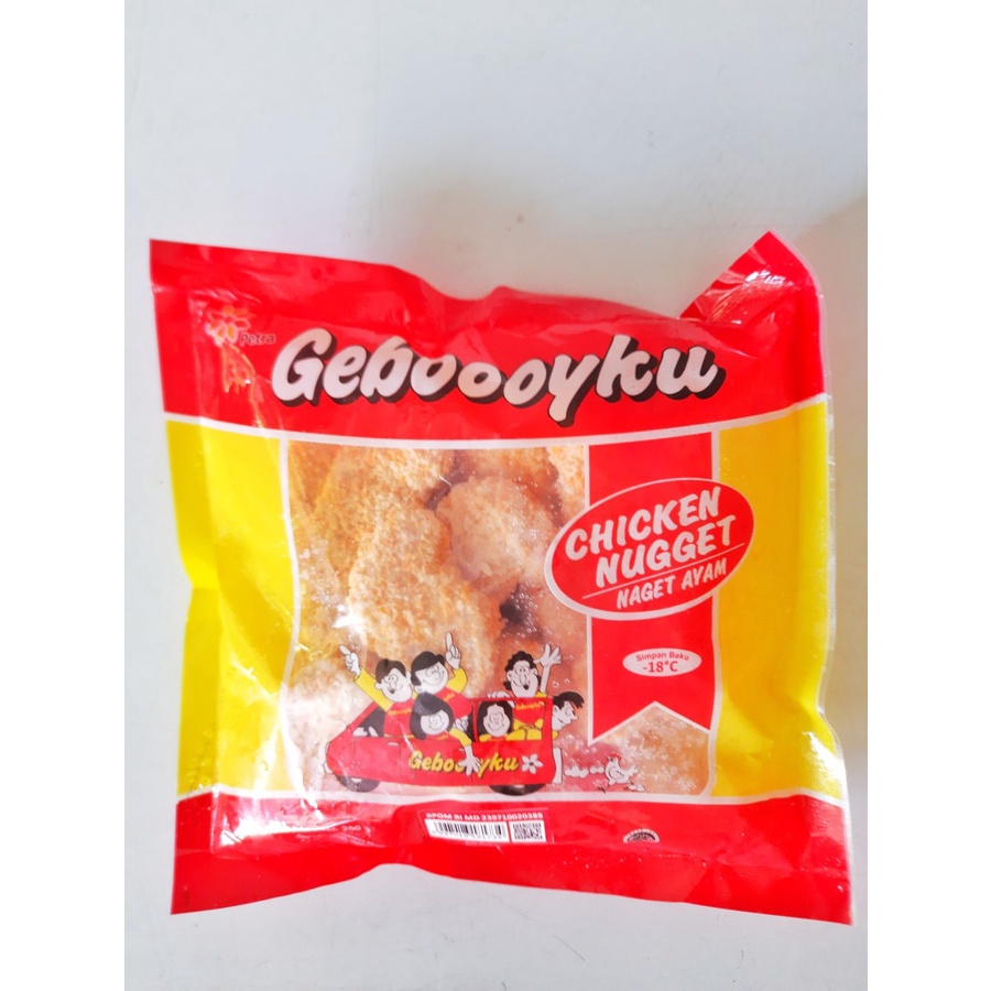 GEBOOOYKU NAGET AYAM 250 GR / GEBOYKU / GEBOOYKU CHICKEN NUGGET
