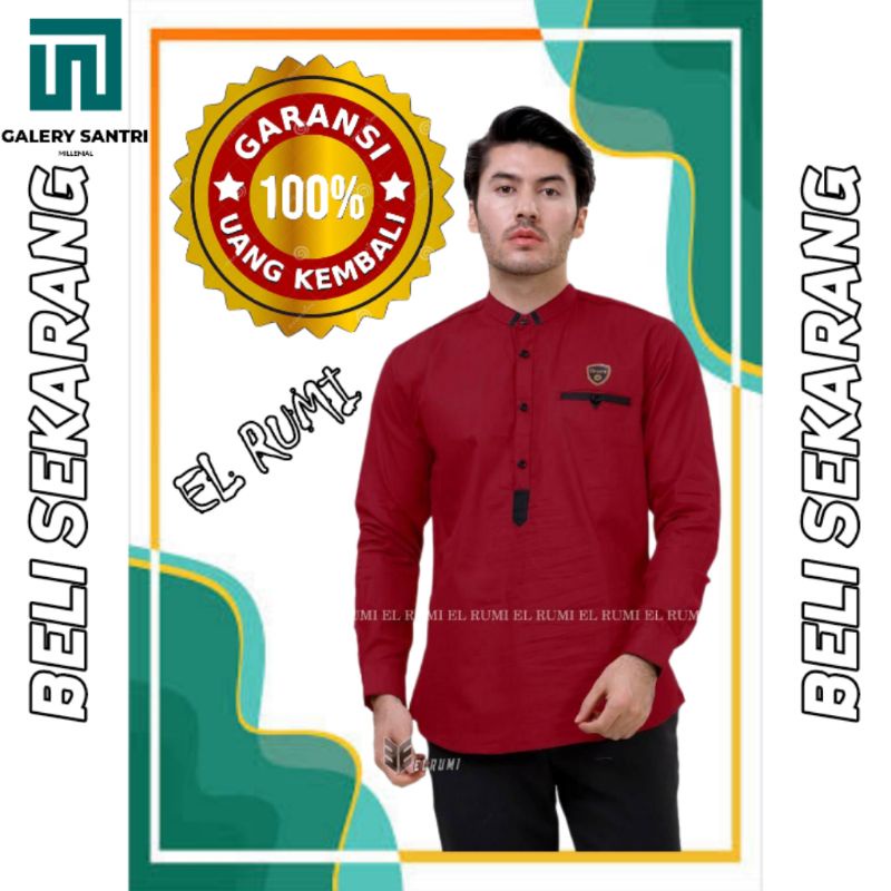 El Rumi Kemko Zubad Millenial Brand El Rumi Bahan Katun Premium