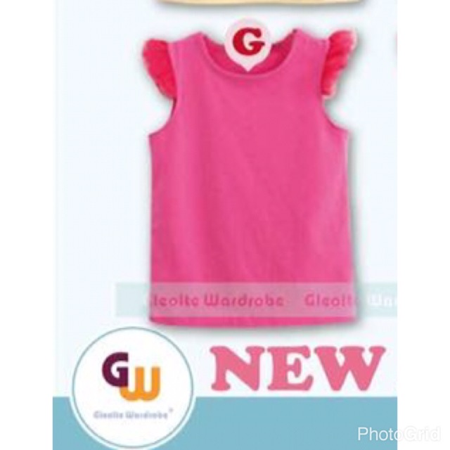 Kaos anak perempuan - baju main anak perempuan pink - GW