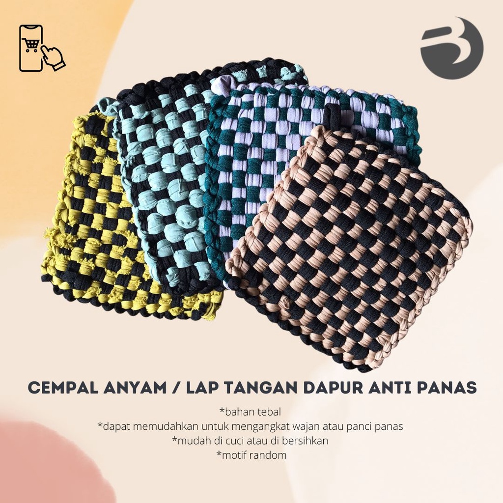 CEMPAL ANYAM / LAP TANGAN DAPUR ANTI PANAS