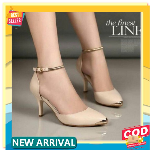Sendal Wanita, Sendal, Heels Wanita, Sendal Pesta, Heels Pesta, Brukat Mewah Hak Kaca Nyaman Awet Im
