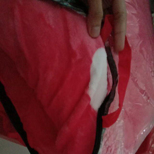 Terlaris!!! Grosir Sofa Set/ Set Tamu / Sarung Bantal Sofa 40x40 Taplak Meja Motif Pink Polka