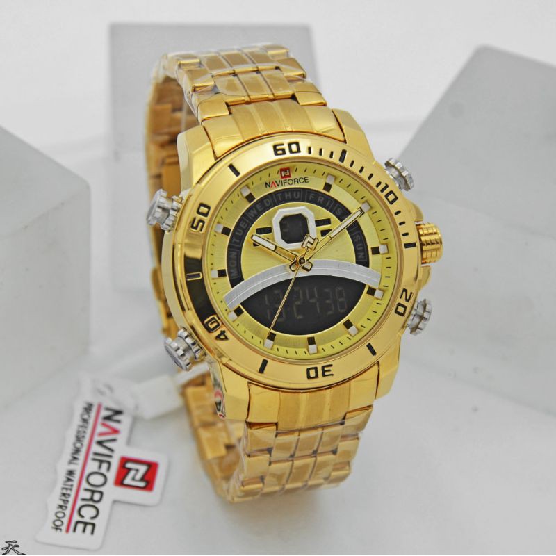 Jam Tangan Pria Naviforce Original NF9181MB Rantai Garansi 1 Tahun