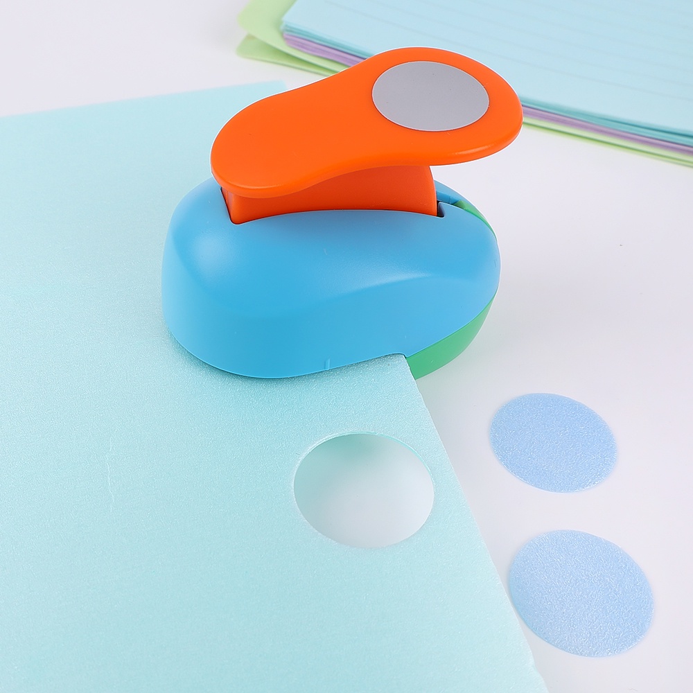 Alat Puncher / Pembolong Kertas Handmade DIY Ukuran 2.5 / 5cm Untuk Edukasi Anak