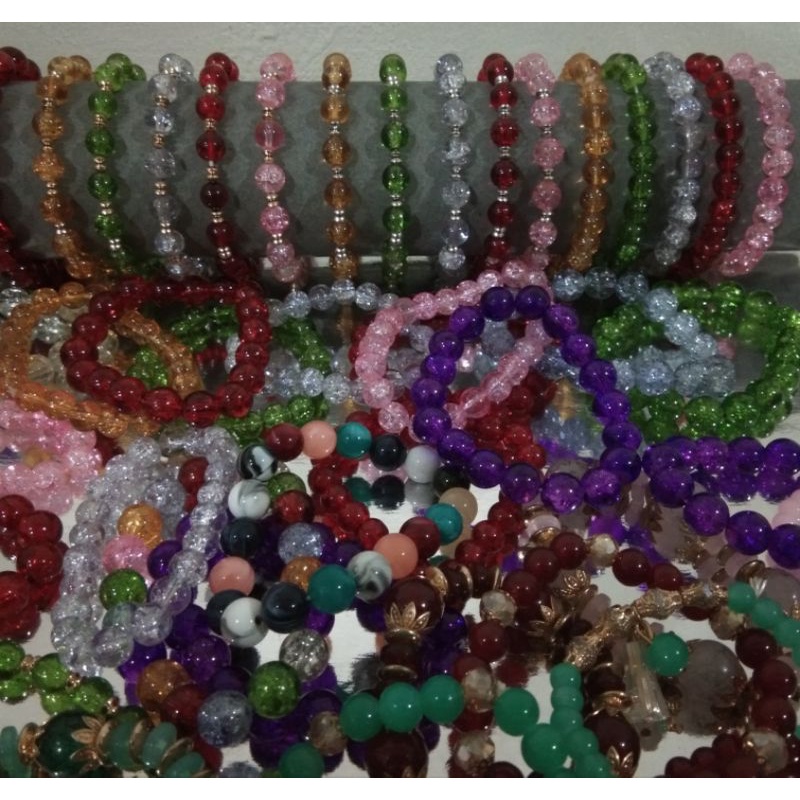 Gelang Batu Kaca Murah