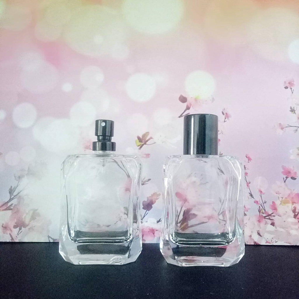 Botol Parfum Kosong V32408 50ml pump press lengkap lusinan