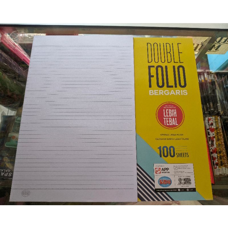 

KERTAS DOBEL FOLIO || KERTAS FOLIO SIDU