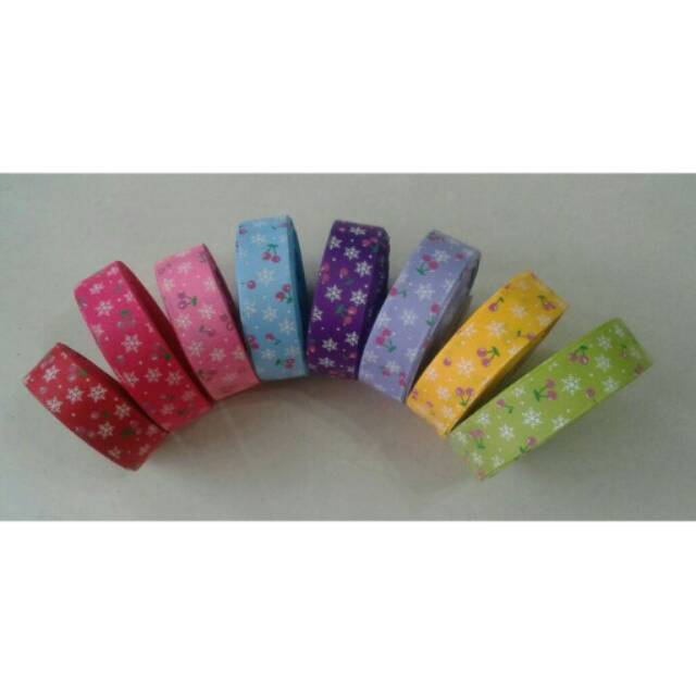 

Pita grosgrain 1" cherry snow