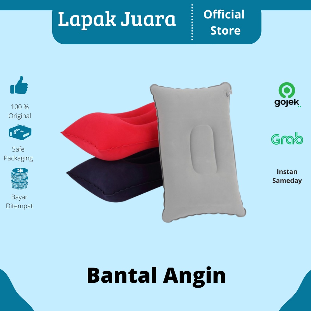 Bantal Angin | Bantal Angin Tiup | Bantal Angin Tiup Dewasa | Bantal Angin Tiup Kecil | GIANTEX Bant