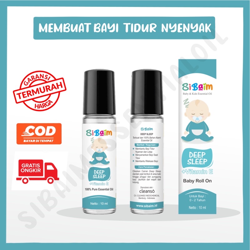 Membuat Bayi Tidur Lebih Nyaman Dan Nyenyak - SIBAIM Deep Sleep (Essential Oil)
