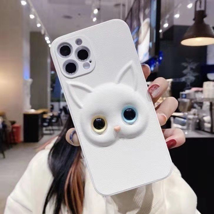 Soft Rubber Silicone Cat Phone Case For IPhone 12 12promax 7 8Plus SE X XS XR XSMAX 11 11pro 11promax