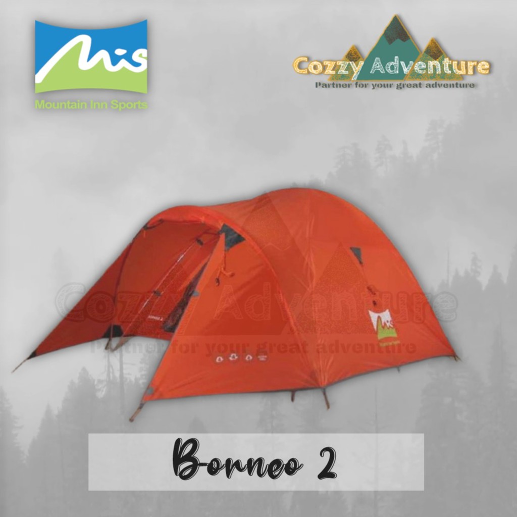 TENDA DOUBLE LAYER MOUNTAIN INN SPORTS BORNEO 2 KEMBARAN JAVA 2 PRO