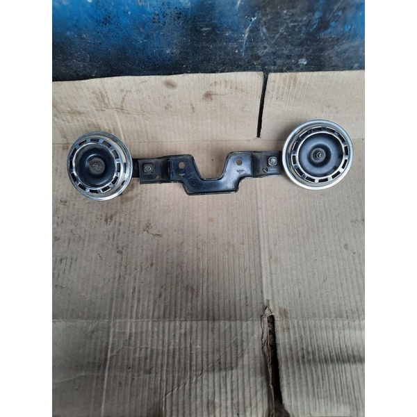 klakson set braket besi dudukan kelakson Rx king lama Rx king new original copotan