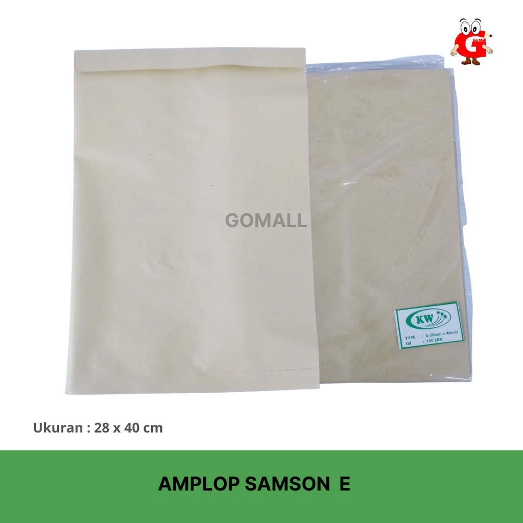 

Amplop Ekstra Folio / Amplop Cokelat Samson E