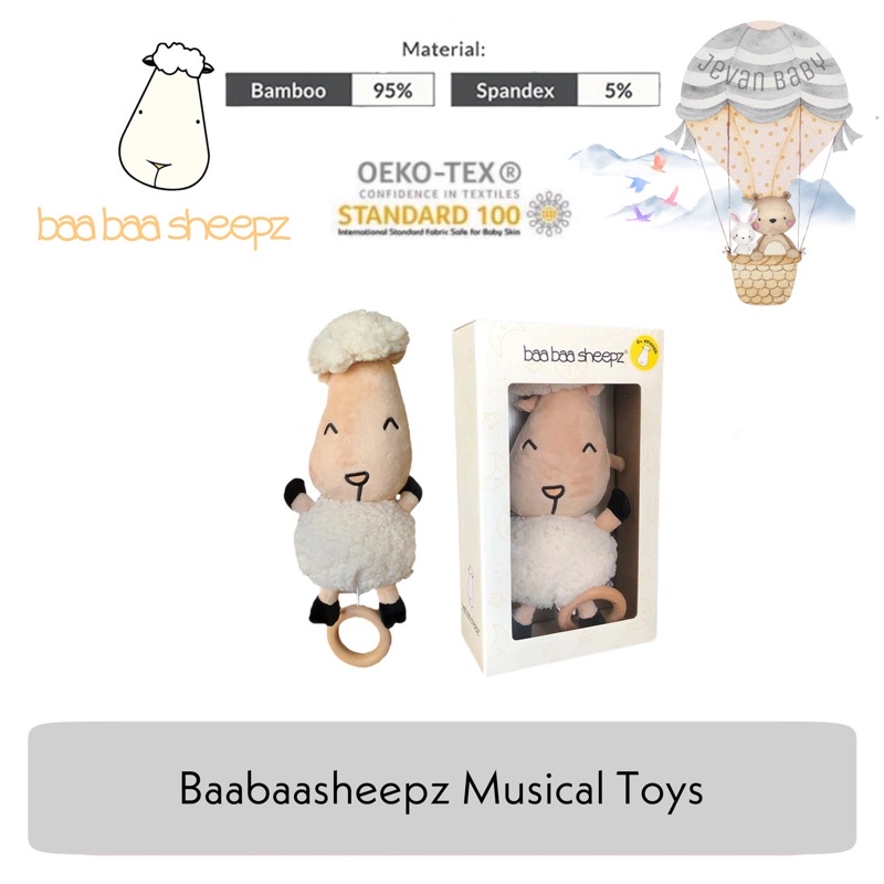 Baabaasheepz Baa Baa Musical Toys / Hanging Pull Toys