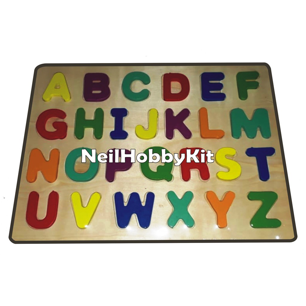 Puzzle Edukasi Anak / Puzzle Huruf / Puzzle Abjad / Puzzle Alphabet / Mainan Edukasi Anak