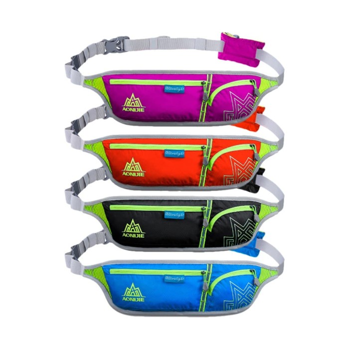 AONIJIE WAIST BAG 916 BLACK