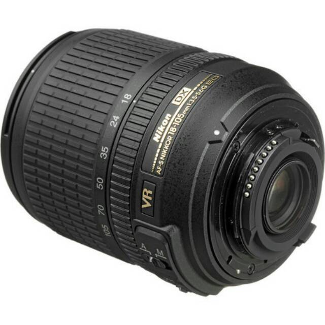 Lensa Kamera Dslr Nikon Nikkor Af S 18 105mm 18 105 F3 5 5 6g Ed Vr Shopee Indonesia