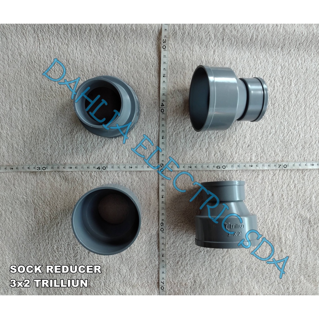 SOCK REDUCER PVC 3 x 2 TRILLIUN
