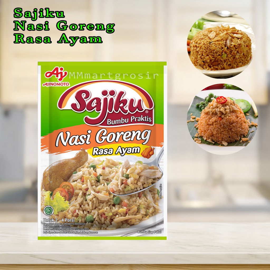 SAJIKU BUMBU SIAP PAKAI NASI GORENG RASA AYAM 20g