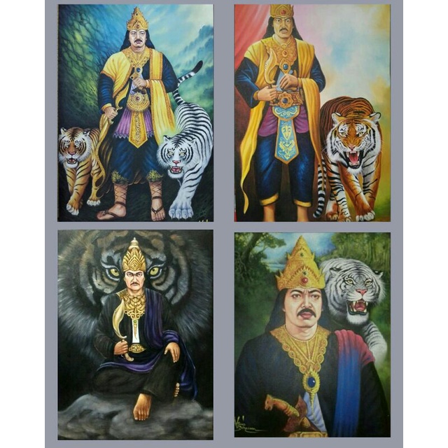 4 Poster Prabu Siliwangi ukuran A3