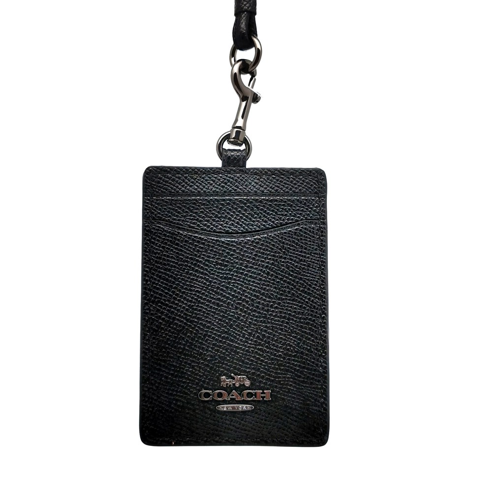 

Original Coach ID Card Holder Landyard Metal Logo