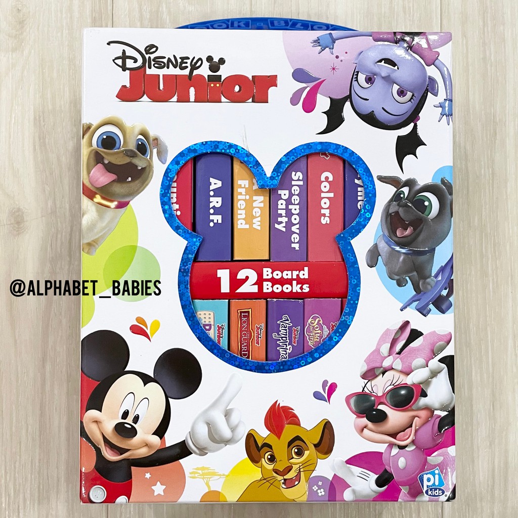 My First Library Book Disney Junior (12 Mini Board Book)