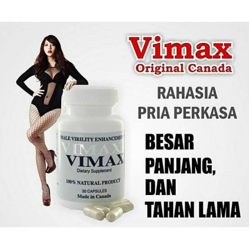 VIMAX ASLI ORIGINAL 100% VMAX MADE IN CANADA OBAT PEMBESAR ALAT VITAL_KELAMIN PRIA PERMANEN