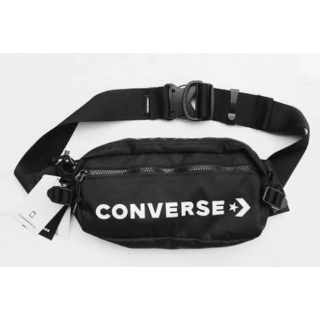 converse hip pack black