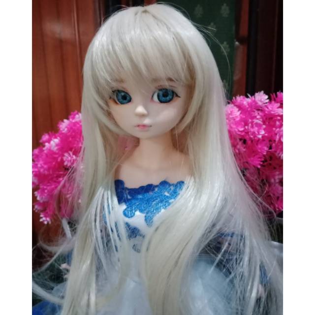 Boneka  doll 1/3 BJD size 60cm BJD set dengan wig lepas