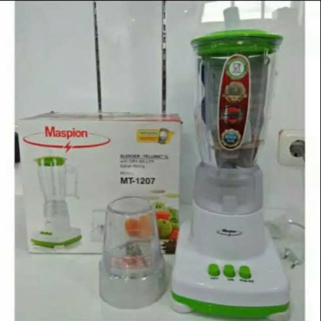 PROMO BLENDER MASPION MT 1207 Bubble COD 200 Watt Awet Kuat Kokoh Bagus Murah Terpercaya Tahan Lama BERGARANSI RESMI 1TAHUN MANTAP