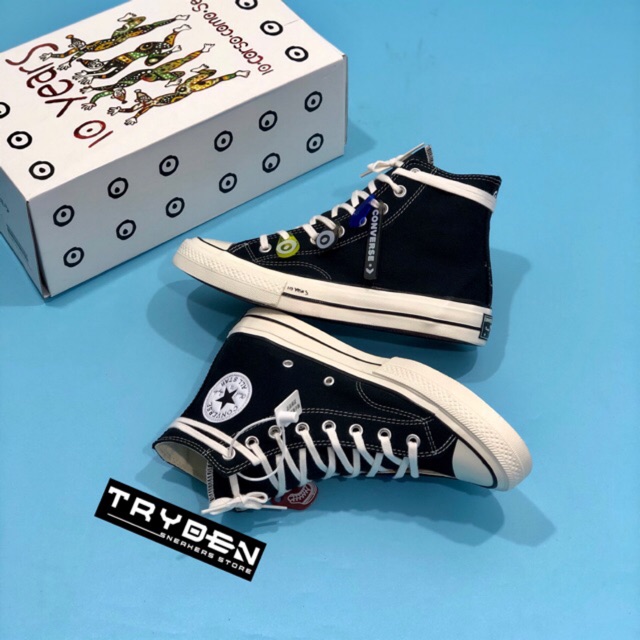 Converse 1970s Hi " 10 Years " Corso Como Seoul Black Egret Hi Original BNIB Premium Pria Wanita