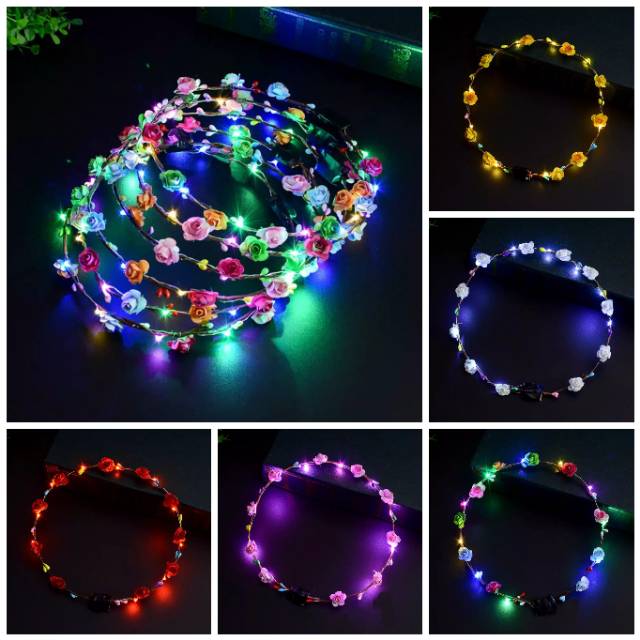 Bando Anak Mahkota Dengan Lampu LED Model Terbaru dan Super Lucu