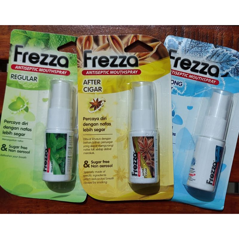 Frezza Penghilang Bau Mulut Spray 13 ML / Mengurangi Nafas Bau Rokok / Sugar Free & Non Aerosol / Me