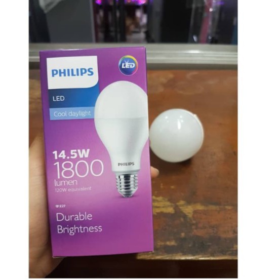 Philips Lampu LED 14,5W Bohlam Putih / Kuning 14,5 w Philips LED 14,5 watt