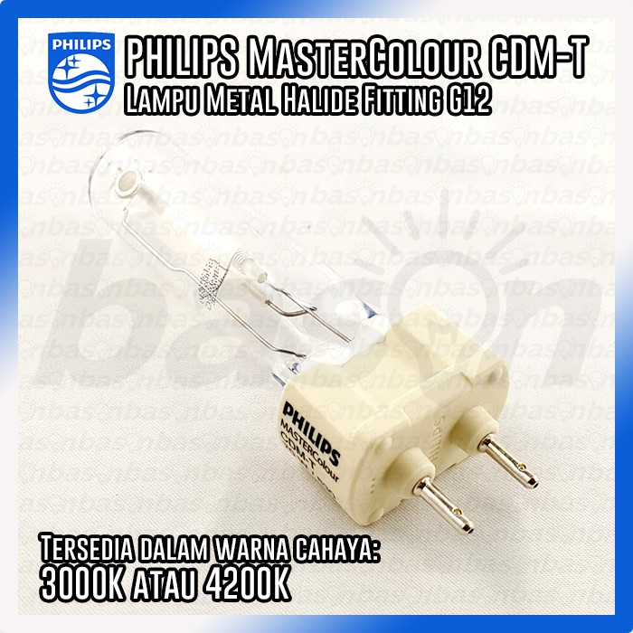 PHILIPS MASTERColour CDM-T 150W G12 - 3000K atau 4200K