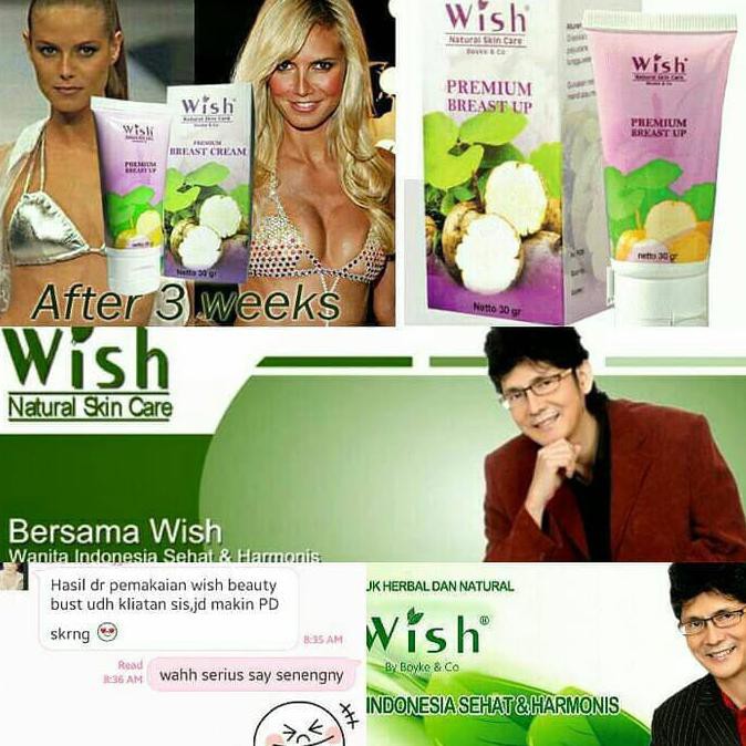 Perawatan Kulit/ Wish Premium Breast Up Cream Dr Boyke