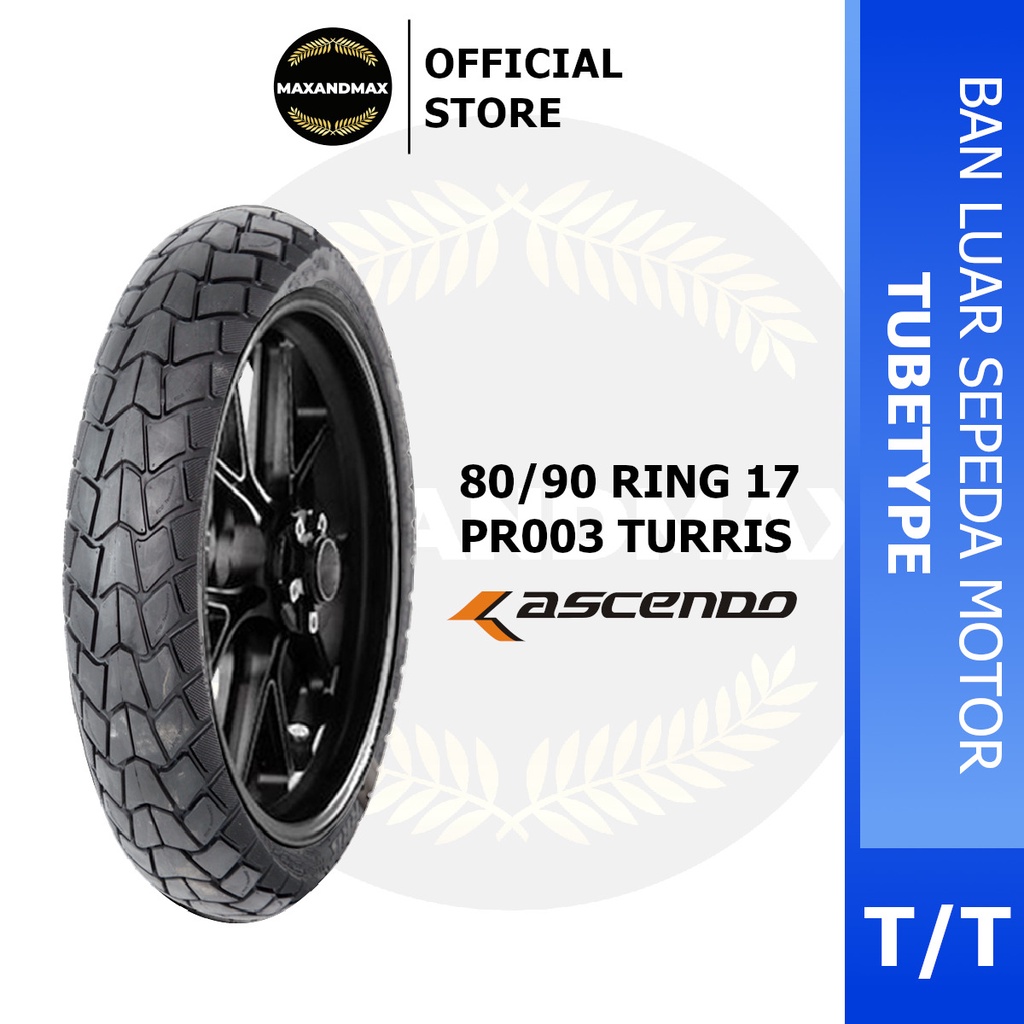 Ban Motor ASCENDO 80/90-17 PR003 TURRIS Tubetype Ring 17