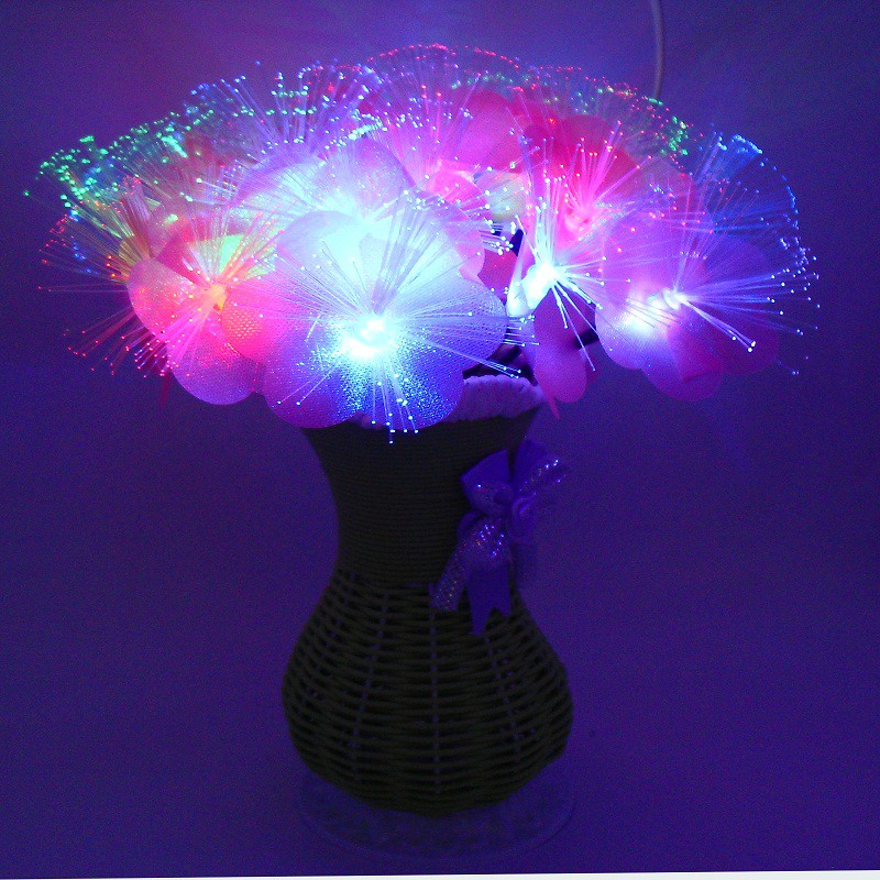 Original Flower Fiber Led (Vas Bunga Fiber Optic Led Light), Beautiful