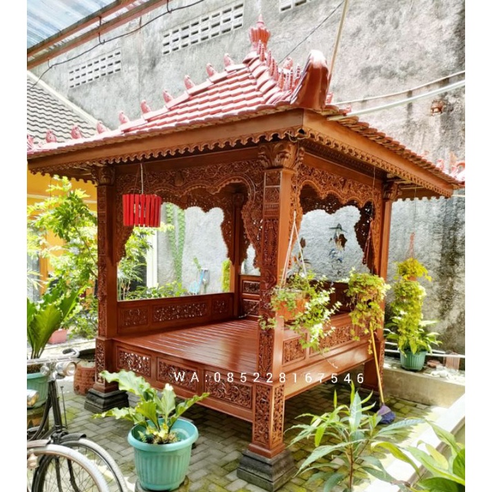 Harga Gazebo Ukir Asli Jepara