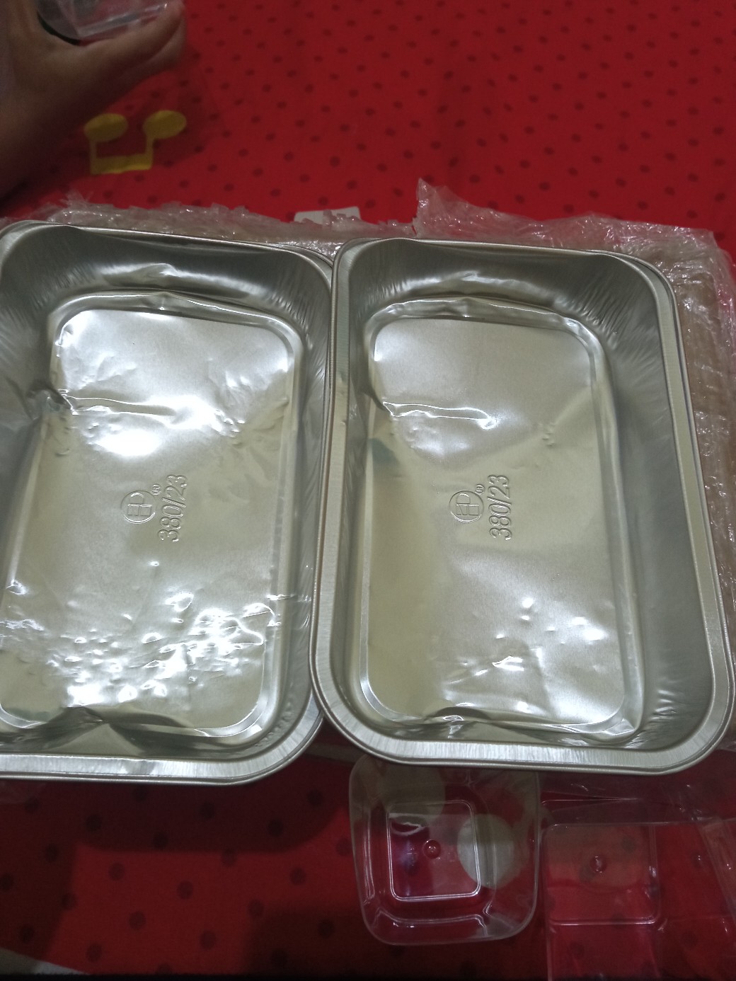 Alumunium Foil Pesawat - Putih & Silver - Dengan Tutup & Tanpa Tutup
