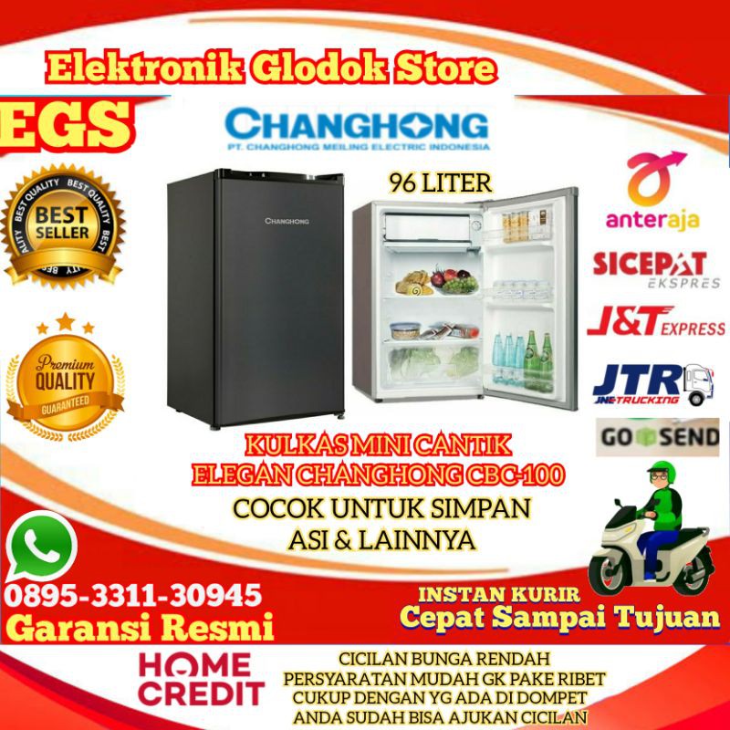 KULKAS CHANGHONG CBC 100 LEMARI ES 1 PINTU PROMO CHANGHONG CBC100-100L