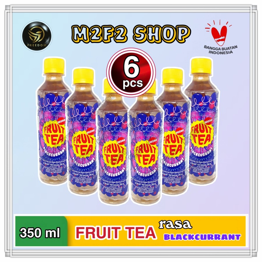 

Fruit Tea Blackcurrant Botol Pet - 350 ml (Kemasan 6 Pcs)