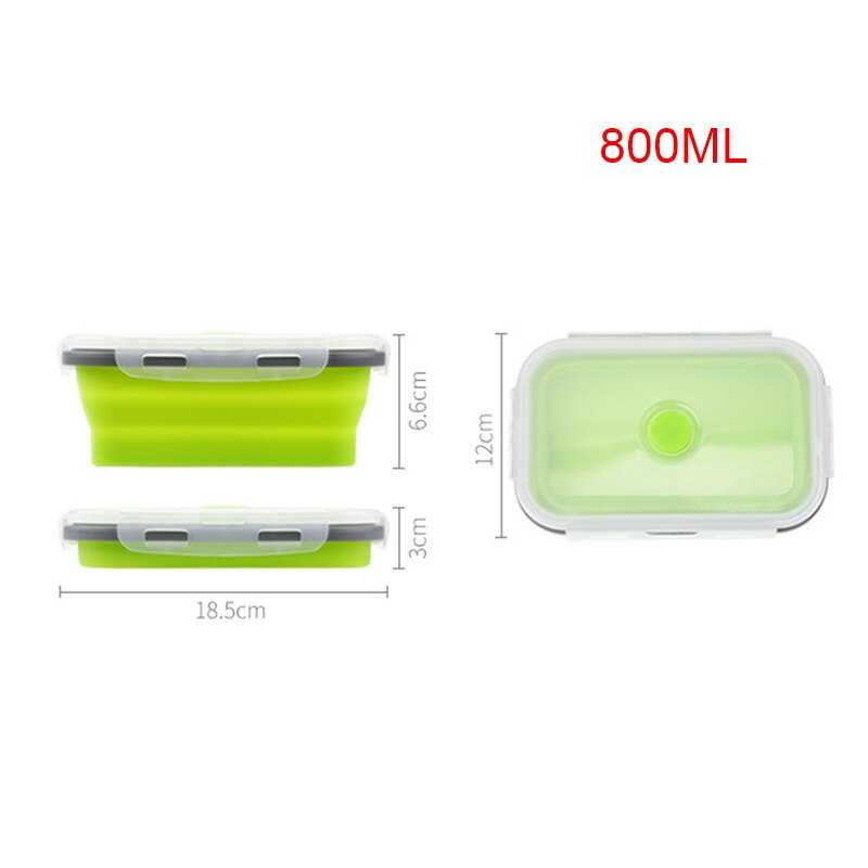 ACEBON Kotak Makan Foldable Healthy Bento Lunch Box 800ml - TN99