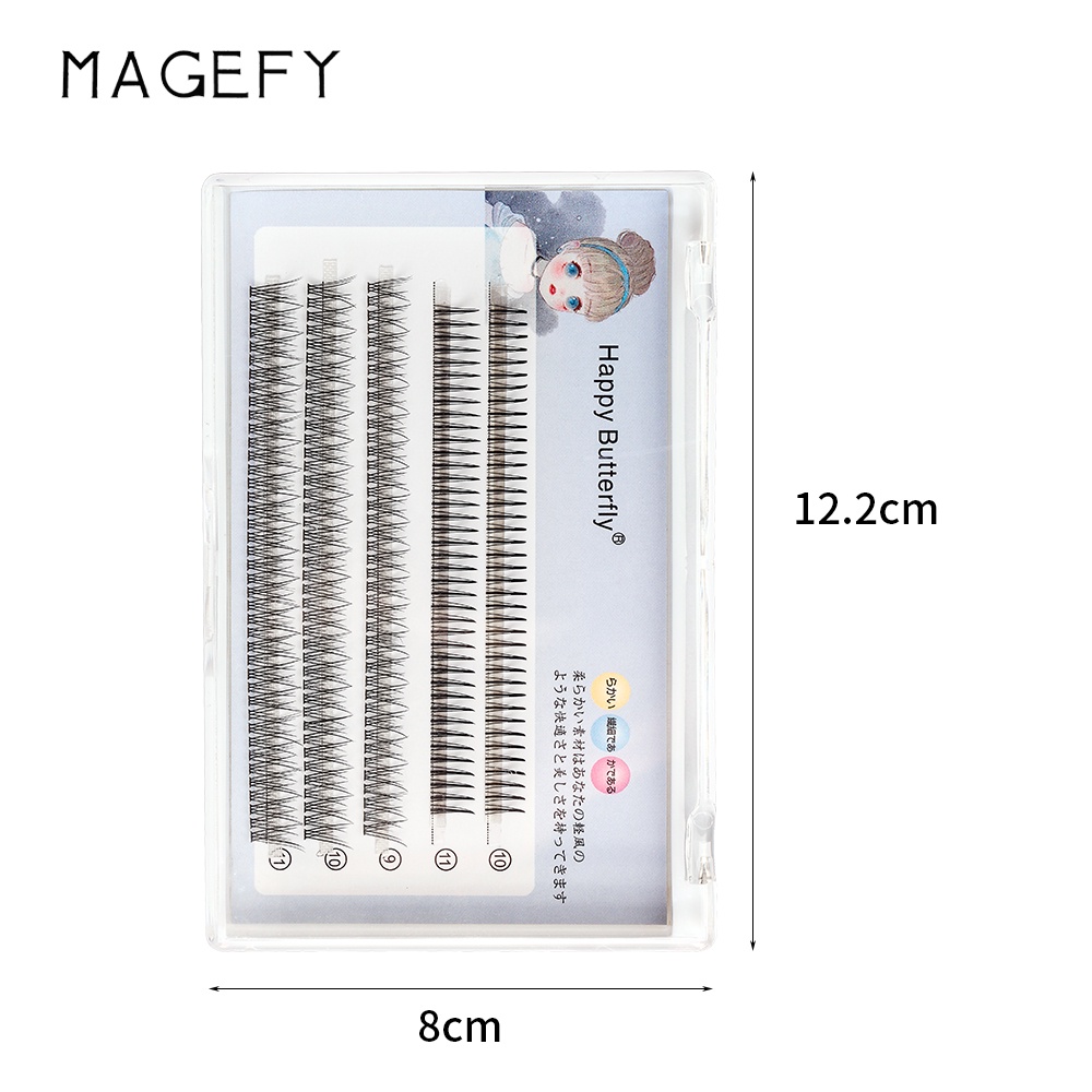 MAGEFY Bulu Mata Palsu Eyelash Extension Bulu Eyelash Tanam Eyelash Extension Mix 7160